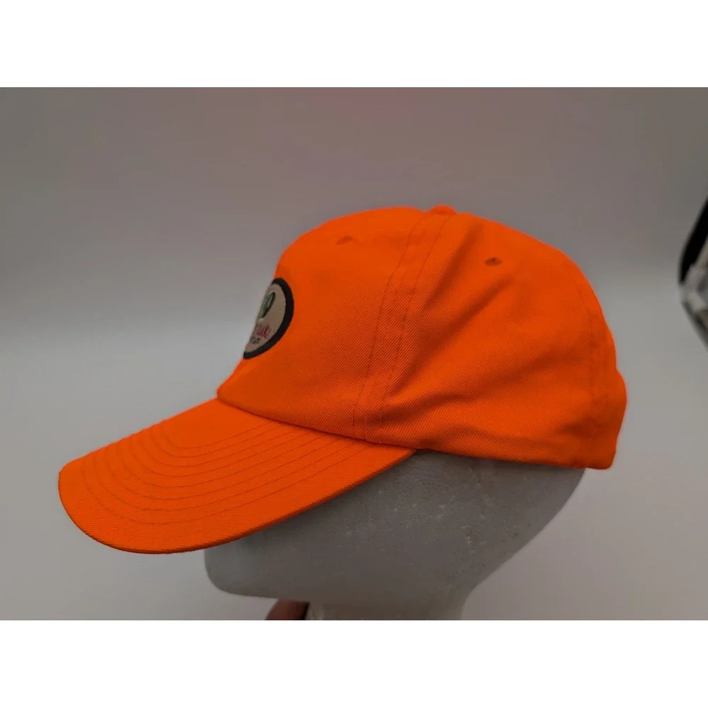 Mossy Oak Field Staff Blaze Orange Hunting Hat Adjustable Camo Brim Baseball Cap